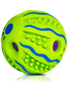 Interactive Wobble Wag Giggle Ball with Treat Area - S-M