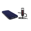 Intex Dura-Beam Standard Classic Downy Air Mattress Twin + Pump