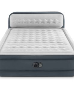 Intex Queen Dura-Beam Ultra Plush Headboard Airbed With Built in Pump