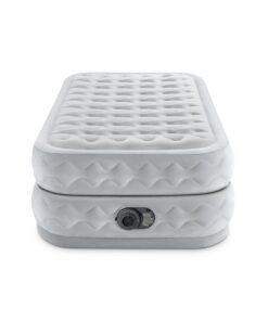 Intex Twin Supreme Air-Flow Airbed With Fiber-Tech & Built In Pump