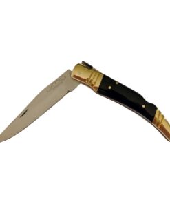 iNyathi - Handmade Laguiole Pocket Knife with Buffalo Horn Handle - SS