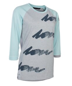 ION Bike - Tee LS 3/4 Scrub Amp WMS - Crystal Blue - L