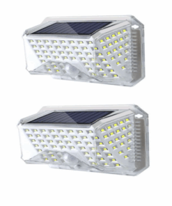 IP65 Waterproof Solar Power Motion Sensor LED Wall Light - 2 Pack
