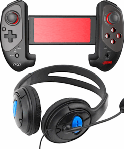 Ipega - Wireless - Retractable - Gaming Controller + Headphones - Combo