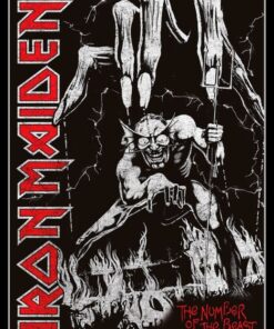 Iron Maiden Number Of The Beast Poster with Black Frame