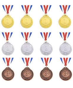 Iron Place Medals on 7/8" Neck Ribbons | 1st 2nd 3rd - Gift