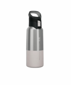 Isothermal stainless steel hiking flask mh500 0.5 l blue - White