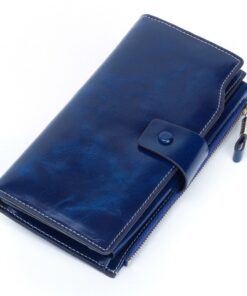 Itslife Women's RFID Blocking Luxury Wallet - Navy