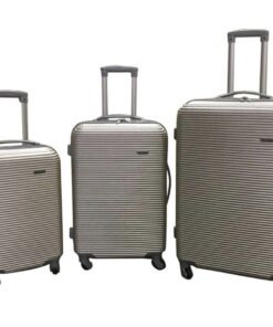 IYH-Quality 3 Piece Hard Outer Shell Luggage Set - Gold