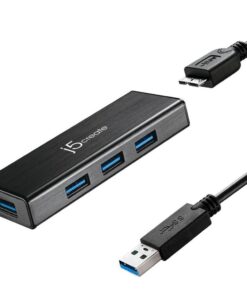 j5create JUH340 USB 3.1 Gen 1 4-Port Mini Hub