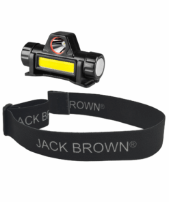 Jack Brown LED Rechargeable Head Lamp - Genuine Brightness