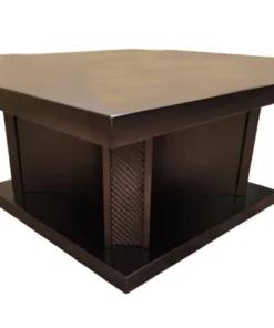 Janine Coffee Table, Dark Mohagany