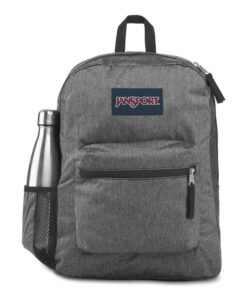 JanSport Cross Town Remix - Black White Herringbone Laptop Backpack