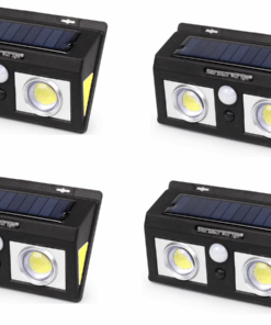 JB Luxx 2 Headlamp Solar Sensor Wall Light - Set of 4