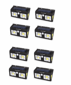 JB Luxx 2 Headlamp Solar Sensor Wall Light - Set of 8