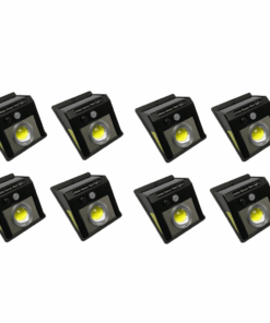 JB Luxx 2 SideLamp Solar Sensor Wall Light - Set of 8