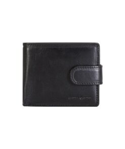Jekyll and Hide - Oxford Black Billfold Wallet with Coin Pocket