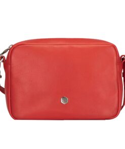 Jekyll and Hide Small Crossbody Leather Bag - Candy Apple