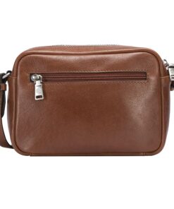 Jekyll and Hide Small Crossbody Leather Bag - Tan
