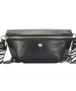 Jekyll & Hide - Slim Ladies Leather Waist Bag - Black
