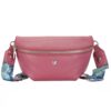 Jekyll & Hide - Slim Ladies Leather Waist Bag - Flamingo