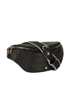 Jekyll & Hide - Slim Leather Waist Bag - Midnight Black