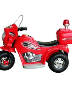 Jeronimo - Siren Police electric Bike - Red - Red