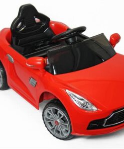 Jeronimo - Striker Speed Electric Ride on Car - Red - red  and black