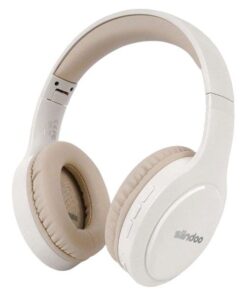 JH-919 - Foldable Headphones With Dual Mode Connectivity - Beige