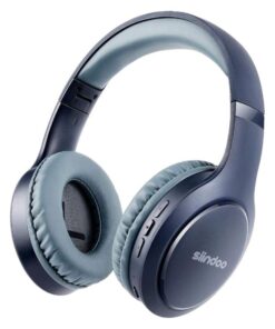 JH-919 - Foldable Headphones With Dual Mode Connectivity - Blue