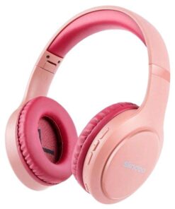 JH-919 - Foldable Headphones With Dual Mode Connectivity - Pink