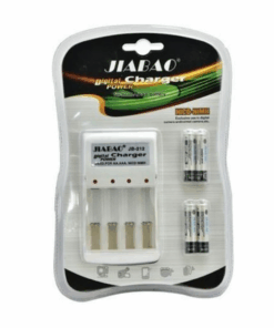Jiabao JB212 Battery Charger + 4 350mAh AAA Rechargeable Batteries x 1