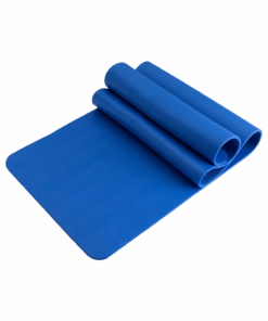 JK 10mm Yoga Mat with Carry Strap - Blue