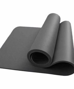 JK 10mm Yoga Mat with Carry Strap - Grey