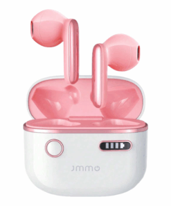JMMO - T202 - Wireless HI-FI Stereo Ultra-Low Latency Earbuds - Pink