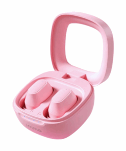 JMMO - T206 - Wireless IPX4-Rated Waterproof Bluetooth v5.1 Earbuds - Pink