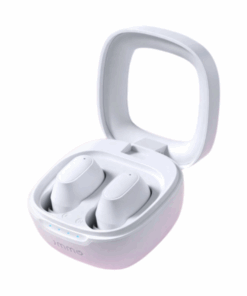 JMMO - T206 - Wireless IPX4-Rated Waterproof Bluetooth v5.1 Earbuds - White