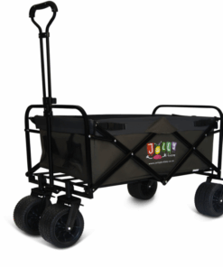 Jolly Trolley 4x4 Raptor - Collapsible, Heavy Duty with All-Terrain Wheels - Grey