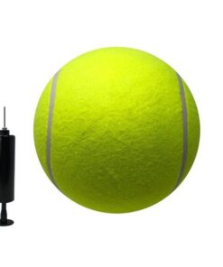 Jumbo 24cm Inflatable Tennis Ball - Fun For Kids, Adults, And Pets!