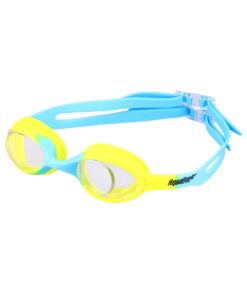 Junior Aqualine Flare Swim Goggles - Blue/Yellow