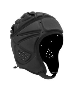 Junior Rugby Head Guard/Scrum Cap - Youth M 47-53cm Head Circumference - Black