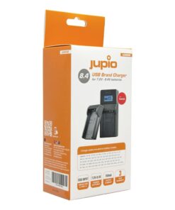 Jupio USB Brand Charger for Canon 7.2V-8.4V Batteries