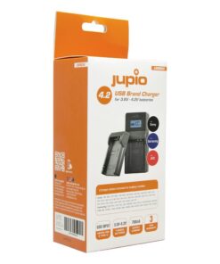 Jupio USB Brand Charger for Sony/JVC/Samsung 3.6V-4.2V Batteries
