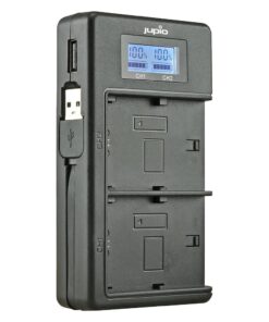 Jupio USB Dedicated Duo Charger LCD for Canon LP-E10