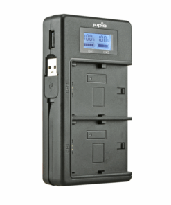 Jupio USB Dedicated Duo Charger LCD for Canon LP-E12