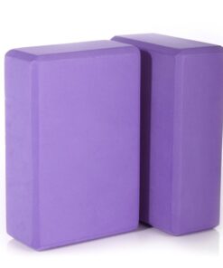 Justsports Foam Yoga Blocks - Set of 2 - Purple