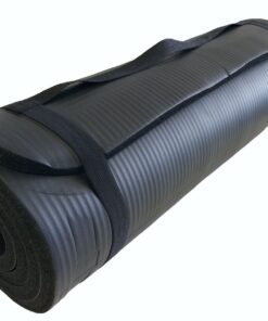 Justsports NBR Gym and Pilates Mat - Black