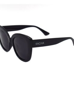 Kagiva's Cat Eye Polarized Women Sunglasses - Black