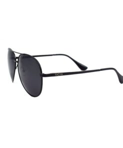 Kagiva's Metal Fashion Drive Polarized Mens Sunglasses - Black