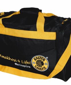 Kaizer Chiefs 2 Pocket Sports Bag - Black/Yellow